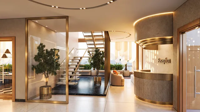 Reception — artistic impression